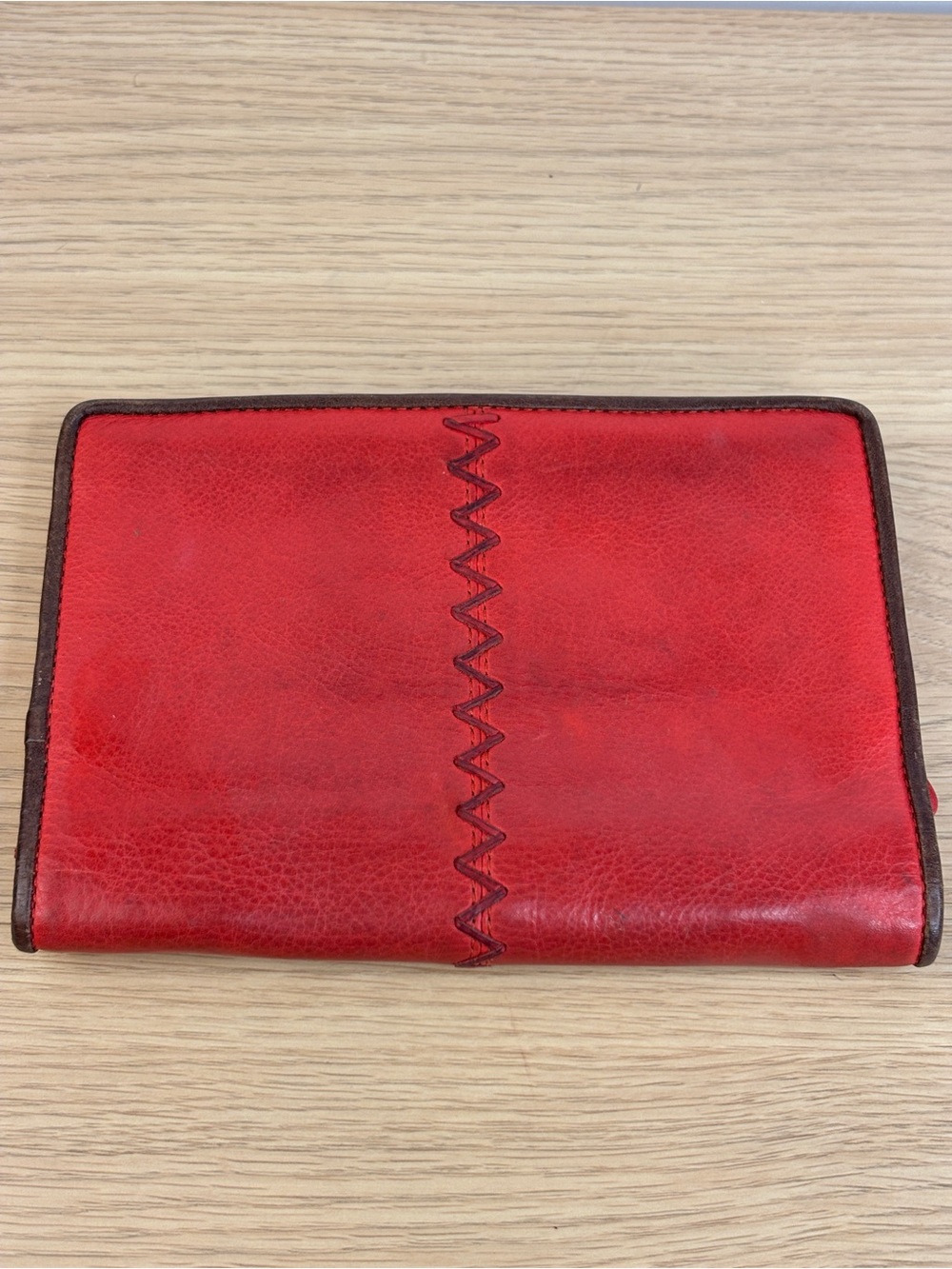 Brighton‎ Shiloh Africanz Red Leather Long Wallet. - Picture 14 of 15